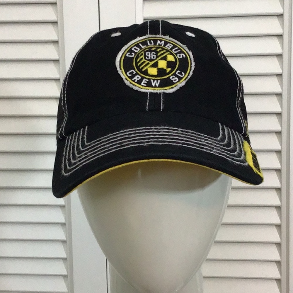 47 Brand Columbus Crew SC 96 SnapBack Hat Black
